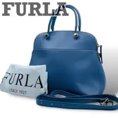 美品✨ フルラ パイパー 2way ショルダーバッグ 斜め掛け 保存袋 シボ革