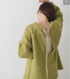 kastane BACKオープンメランジニットのサムネイル