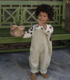 organic zoo Seasalt Farmer Dungarees1-2Y