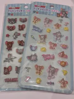 トムとジェリー　ボンボンドロップシール　ボンボンドロップ風シール