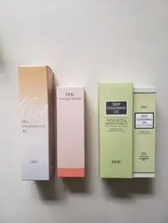 DHCホットクレンジングジェル・スクラブ洗顔料・ディープクレンジングオイルまとめ