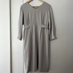 BEAMS HEART ビームスハート　グレージュ　ワンピース　フォーマル　S