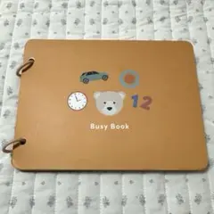 3COINS スリコ ビジーブック マジックテープ 知育 動物 数字 着せ替えのサムネイル