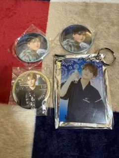 中島颯太 缶バッジ アクリルキーホルダー セット