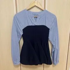 美品　ジャスグリッティー　シャツレイヤードチュニックのサムネイル