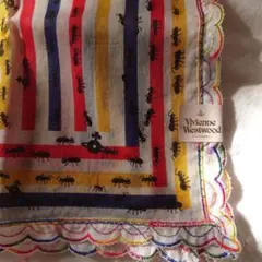 ヴィヴィアンウエストウッド　未使用　ハンカチ　ストライプ　アリ　オーブ