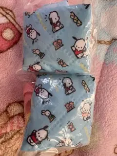 サンリオキャラクターズ　レトロレッスンバッグミニキーホルダー　ポチャッコ