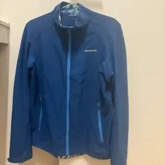 patagonia XS ジップアップジャケット 青
