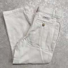【美品】キッズ ラルフローレン チノパンツ ポロチノ アイボリー 100