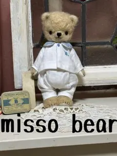 misso bear アーティストベア ぬいぐるみ - メルカリ