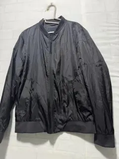ブラック ナイロンジャケット 約66cm