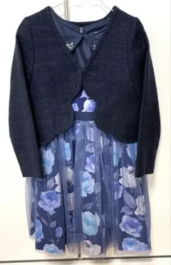 ANNA SUI MINIネイビー スーツ　上120 ワンピース130