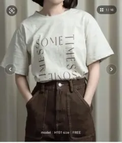 スクエアロゴ Tシャツのサムネイル