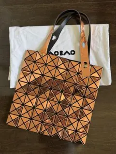 最終:BAO BAO ISSEY MIYAKE トートバッグ オレンジ - メルカリ