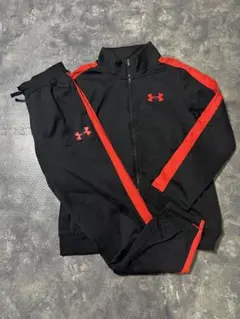 Under Armour ジャージ ブラック/レッド 上下セット