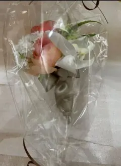 ブートニア コサージュ オレンジ系