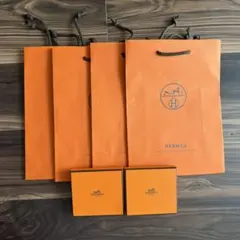 HERMES ショップ袋4枚と箱2個セット