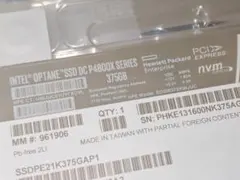 Optane SSD DC P4800X 375GB 新品 + アダプタ