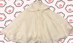 axes femme ポンチョ 白