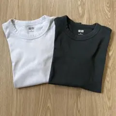 『UNIQLO』Uniqlo UクルーネックTシャツ2枚セット XL