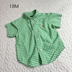 ラルフローレン　18M チェックシャツ