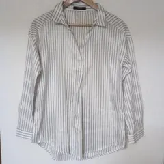 ストライプ 長袖シャツ
