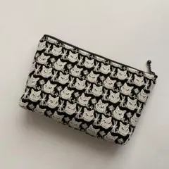 PJC モノグラムクロッチくん　ファスナーポーチ　ハンドメイド