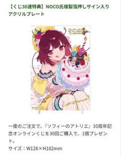 ソフィーのアトリエ 10周年記念 A4アートコレクション 夏空の花屋敷