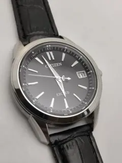 新品のベルト　シチズン　高級ライン　エクシード　電波ソーラー　チタン製　H111