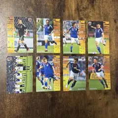 サッカー 日本代表 カード 2010 8枚