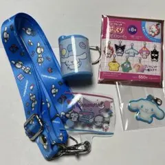 シナモン　コインシリンダー　ぷっくりメタルチャーム　ストリートネックストラップ