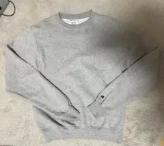 Champion チャンピオン　グレー クルーネック トレーナー Mサイズ