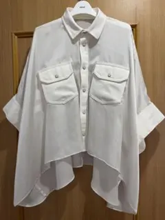 新品 sacai サカイ 半袖シャツ 06116 22SS ワークシャツ - メルカリ