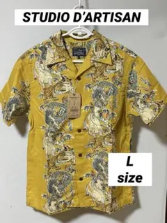 【新品タグ付き】STUDIO D’ARTISAN 豚アロハシャツ 和柄 日本製のサムネイル