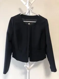 美品　ノーカラージャケット