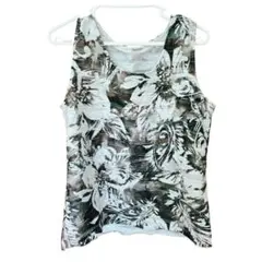 早い者勝ち❣️花柄ノースリーブトップス