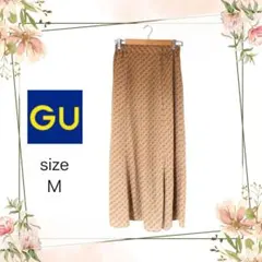 GU 幾何学模様 ロングスカート M SIZE