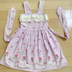 シャーリーテンプル　ローズ　ワンピース　130