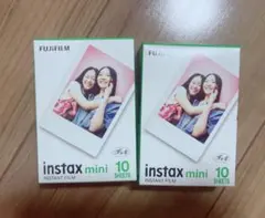 富士フィルム　instax mini チェキフィルム 10枚×2