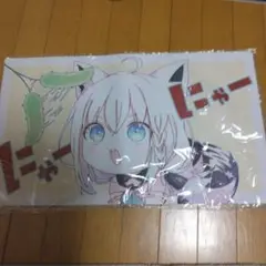 白上フブキ プレイマット にゃーにゃー 白上フブキ プレイマット にゃーにゃー 白上フブキ プレイマット