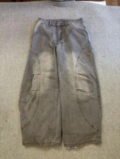 00s archive buggy wide denim y2k grunge - メルカリ