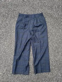00s vintage チェックパンツ　ワイドarchive