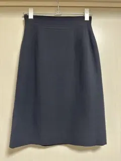 CELINE セリーヌ フランス製 100%ウール シンプル台形スカート 38