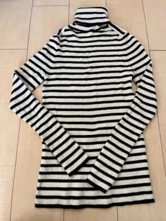 UNIQLO ストライプ タートルネック 長袖サイズL