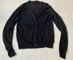 UNIQLO ライトVネックカーディガン 黒 Mサイズ