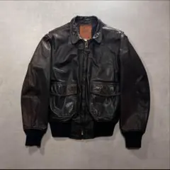 80s 90s Golden Bear A-2 レザージャケットUSA製 G-1