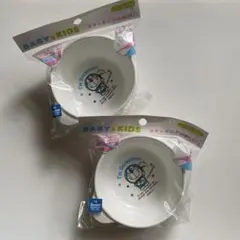 【新品未開封】 ドラえもん 日本製　子供用スープ皿　2つ　②のサムネイル