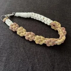 ✴︎練習作品✴︎マクラメ編みストラップ