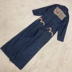 美品 極レア 初期 EVIS ペンキ加工 つなぎ EVISU 濃紺 サイズ38のサムネイル