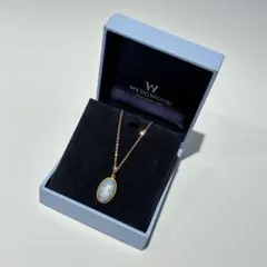 ウェッジウッド WEDGWOOD カメオ ネックレス ゴールド 箱付
